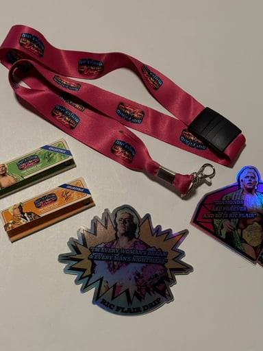 Preview pic of Ric Flair Drip Lanyard & Rolling Paper Bundle