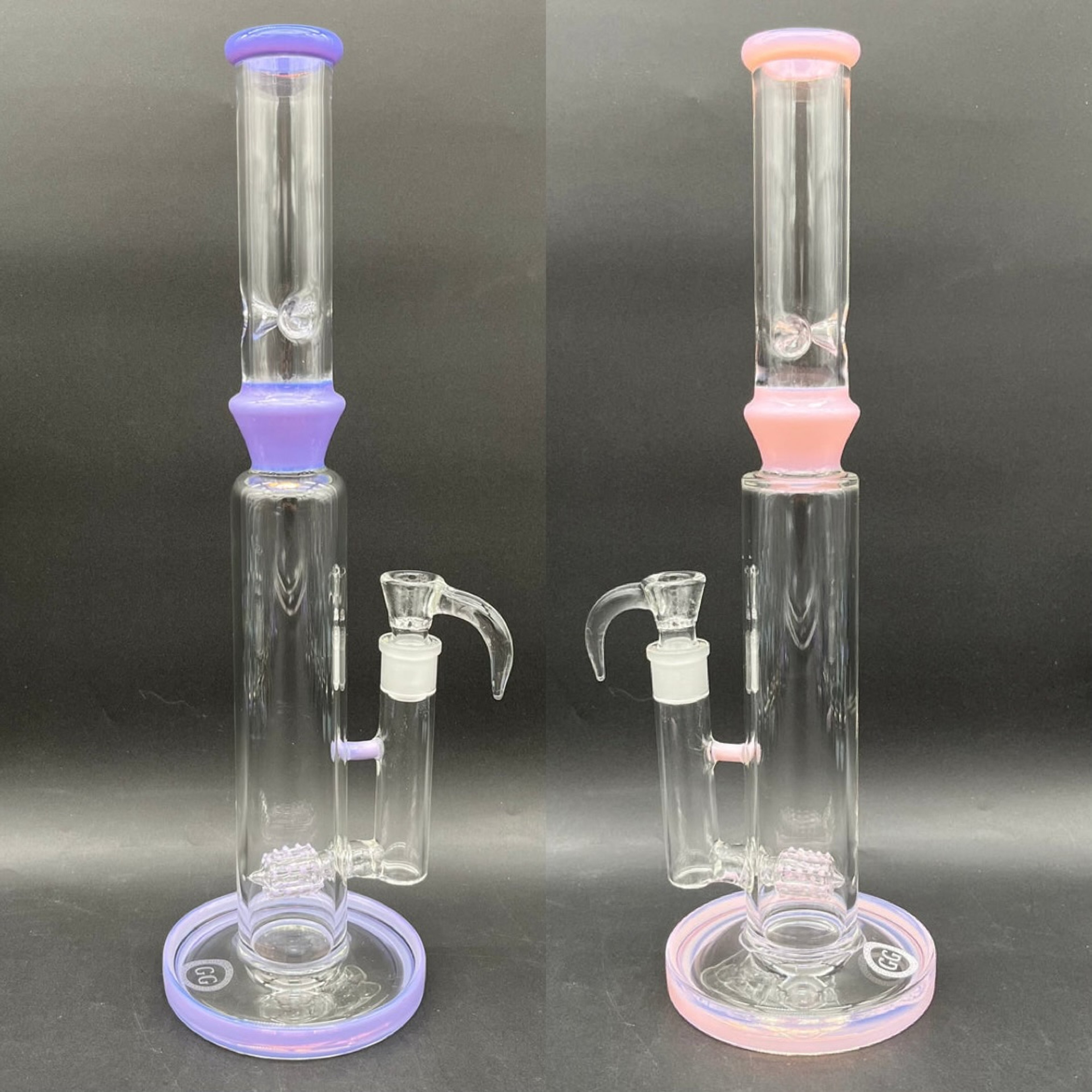 Preview pic of GREEK GLASS KINGSTEM PERC W/ SPLASH GUARD