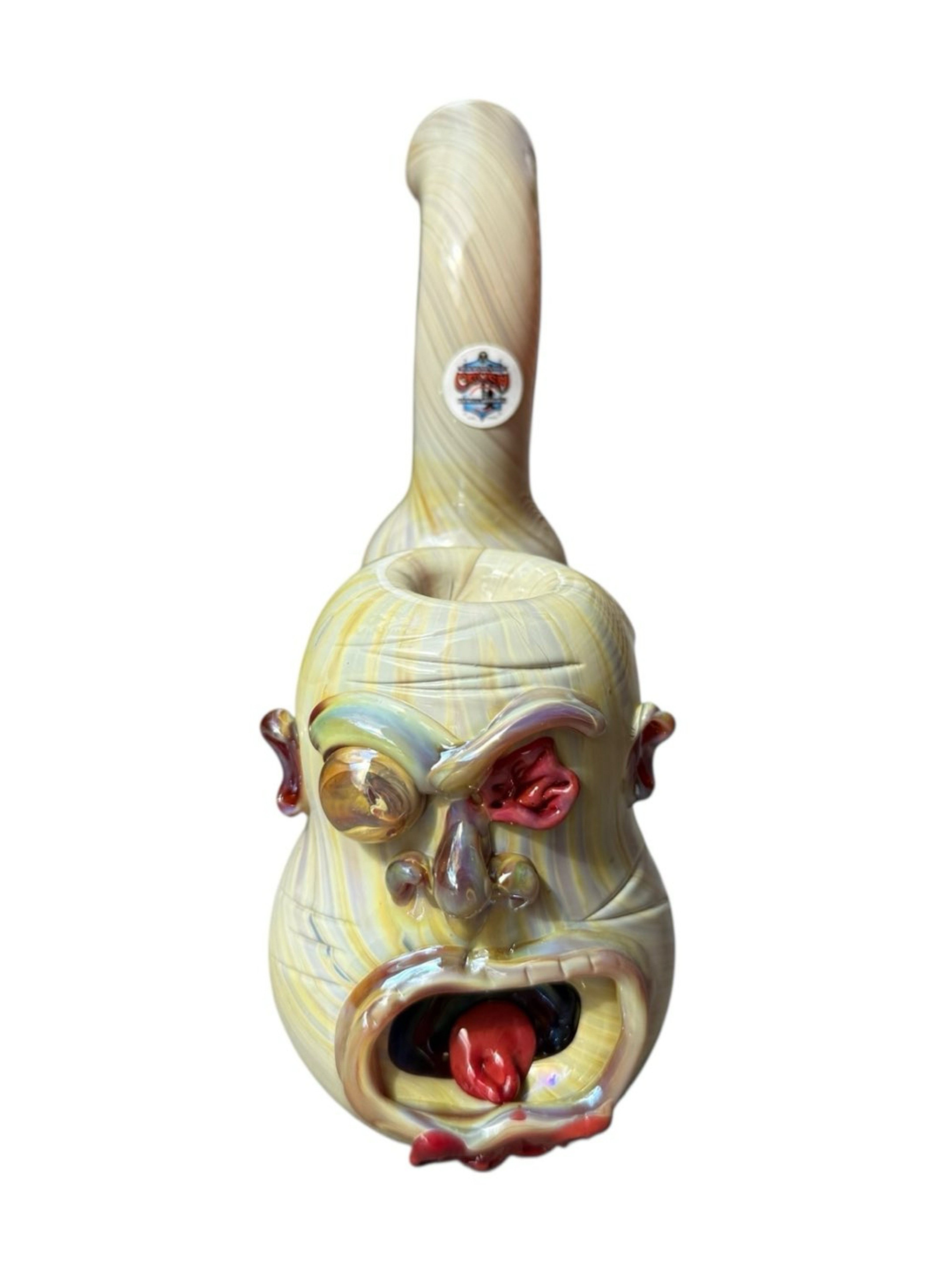Preview pic of Zombie 6.5” Bubbler by Crush Glass