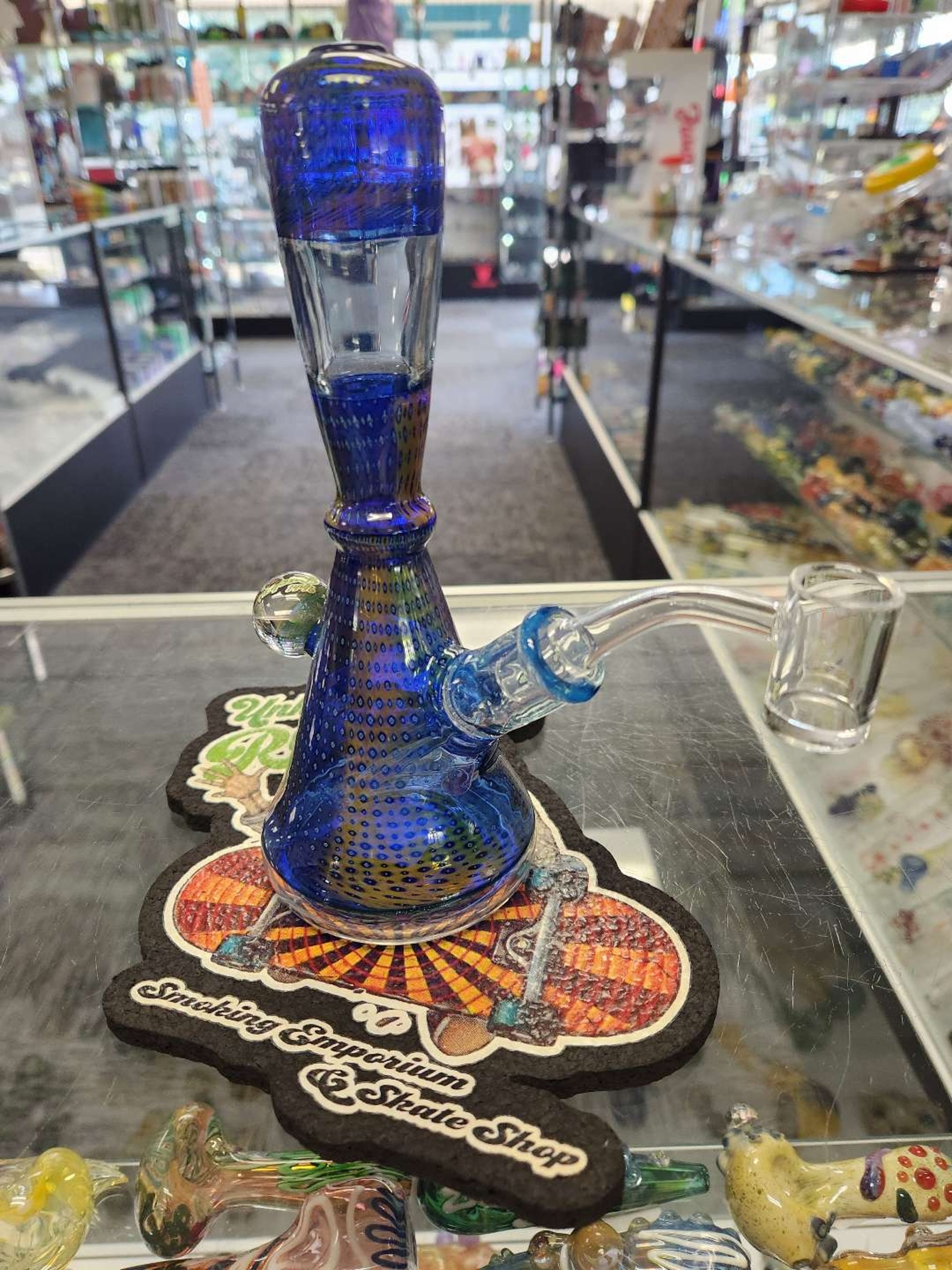Preview pic of Sand Spirit Glass - Fumed Bubble Trap Jammer
