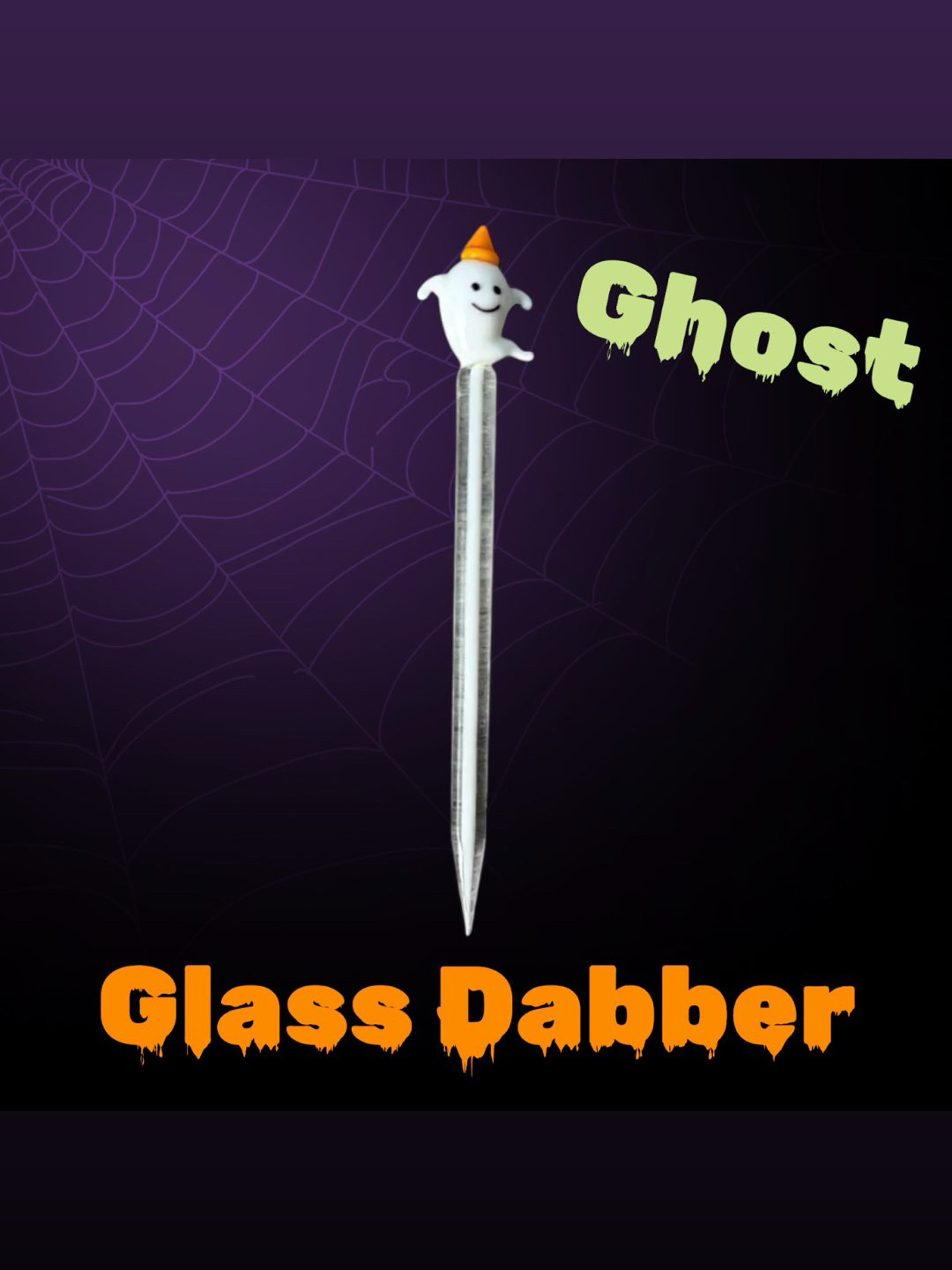 5” Glass Ghost Dab Tool image 0