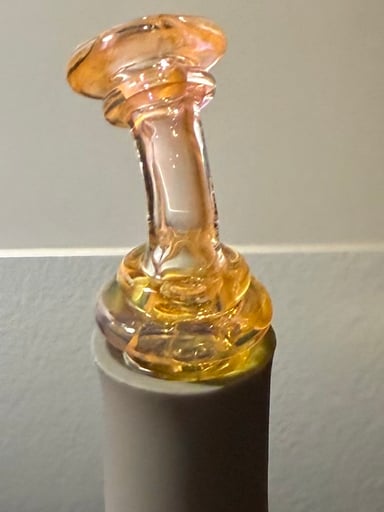 Preview pic of Yeti Dabs - Fumed Glass Vortex Top for Puffco Pivot