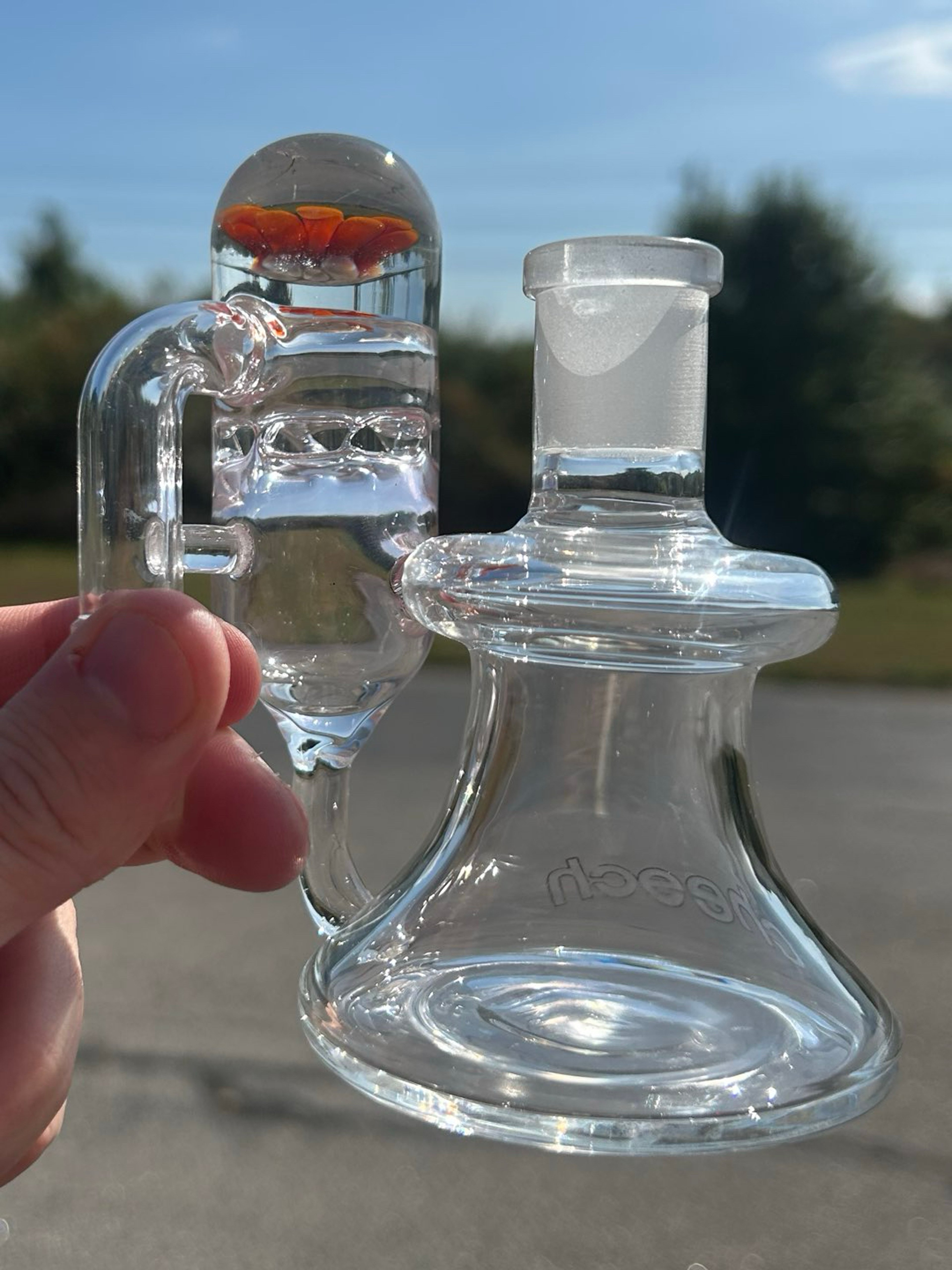 Flower Implosion Cheech 14mm Dry Ash Catcher image 0