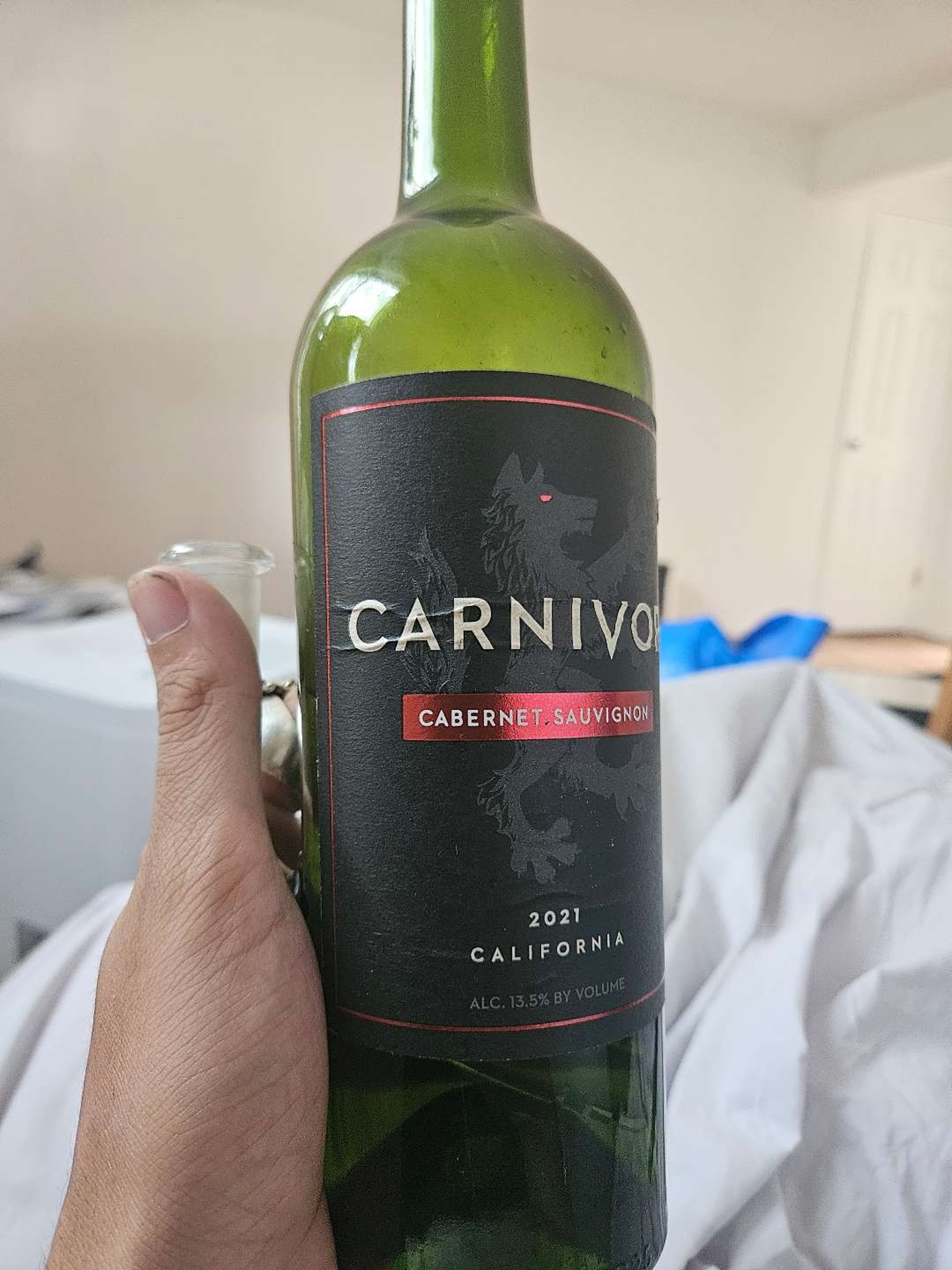 Preview pic of wine bong Carnivore  straight tube
