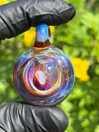 Preview pic of Amber Purple Opal Pendant