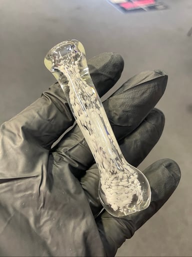 Preview pic of Glass Frit Pipe White