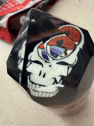 Preview pic of Jerry Kelly Greatful Dead paperweight