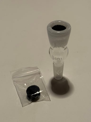 Preview pic of Healthstone Glass 14mm White Frit Slide