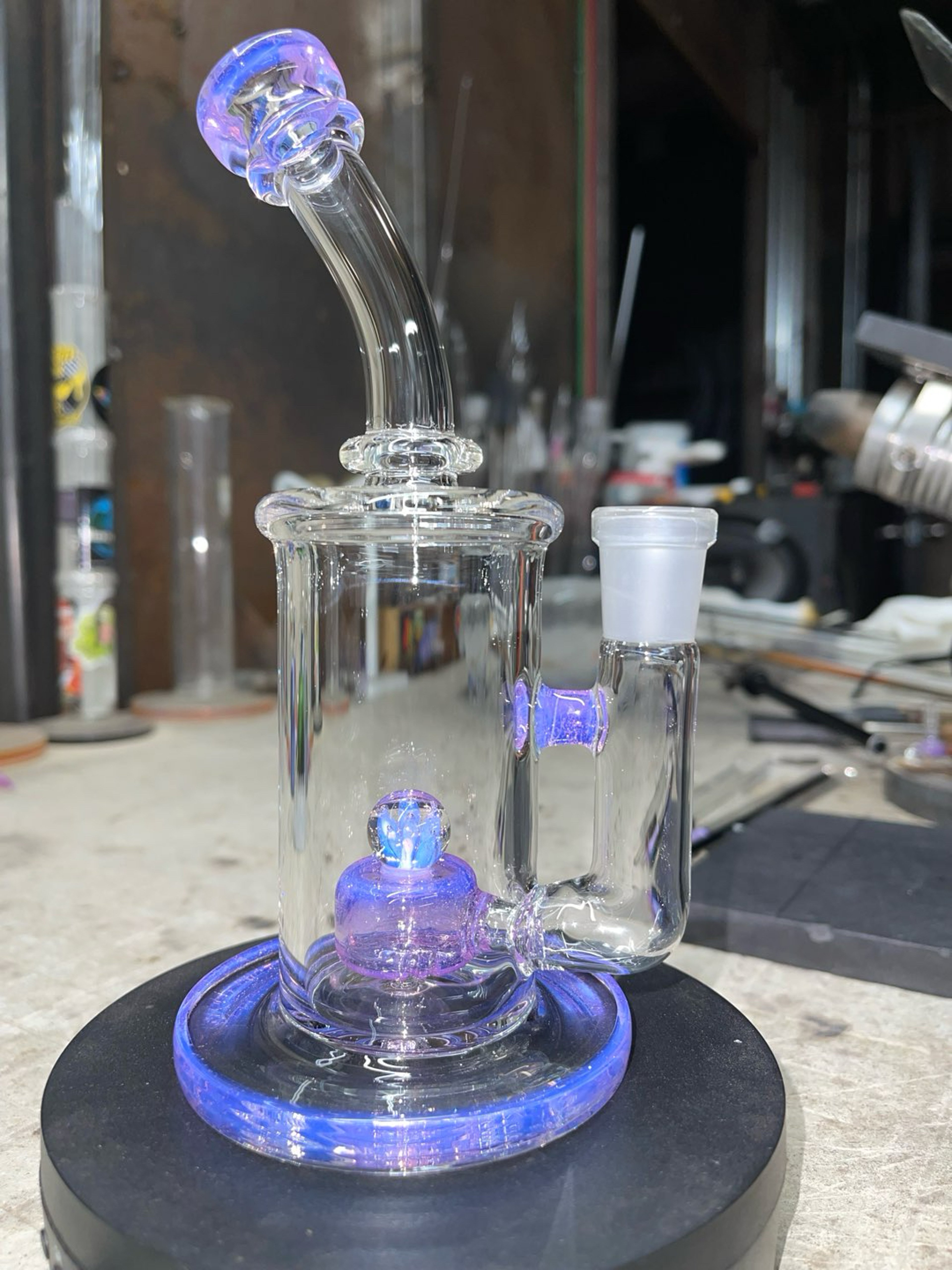 Preview pic of 14mm,8” tall, pink slyme color and implosion marble