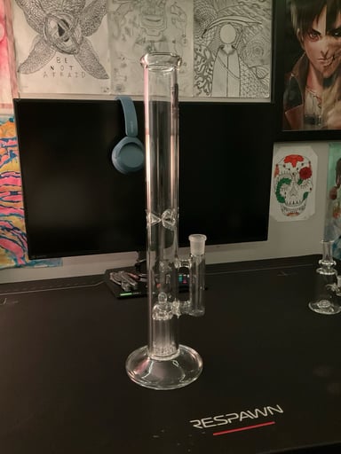 Preview pic of 2kglassart clear 8 arm tree perc 18mm 18 inches