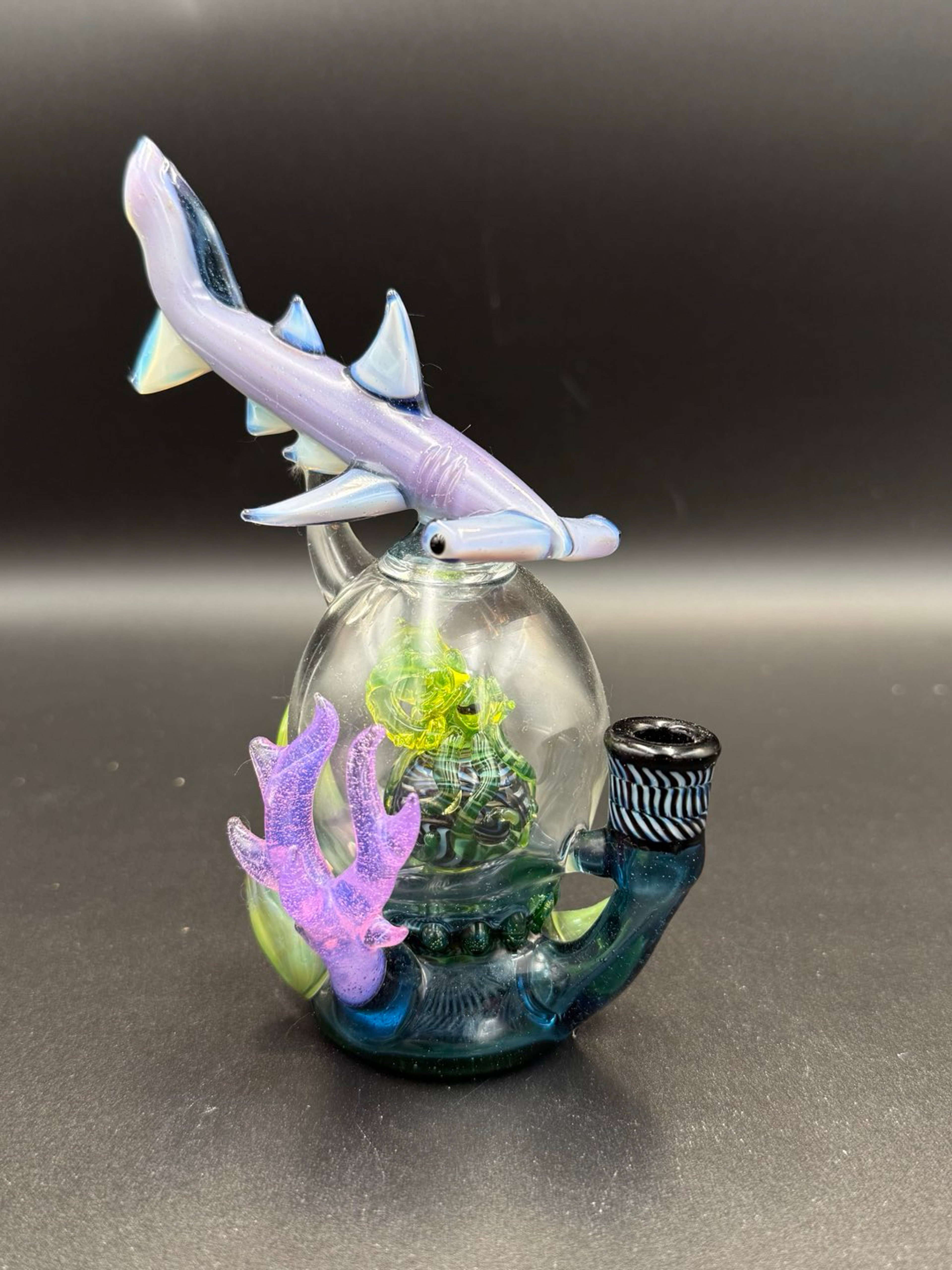 Preview pic of MAKO GLASS UV HAMMERHEAD OCTOPUS DAB RIG