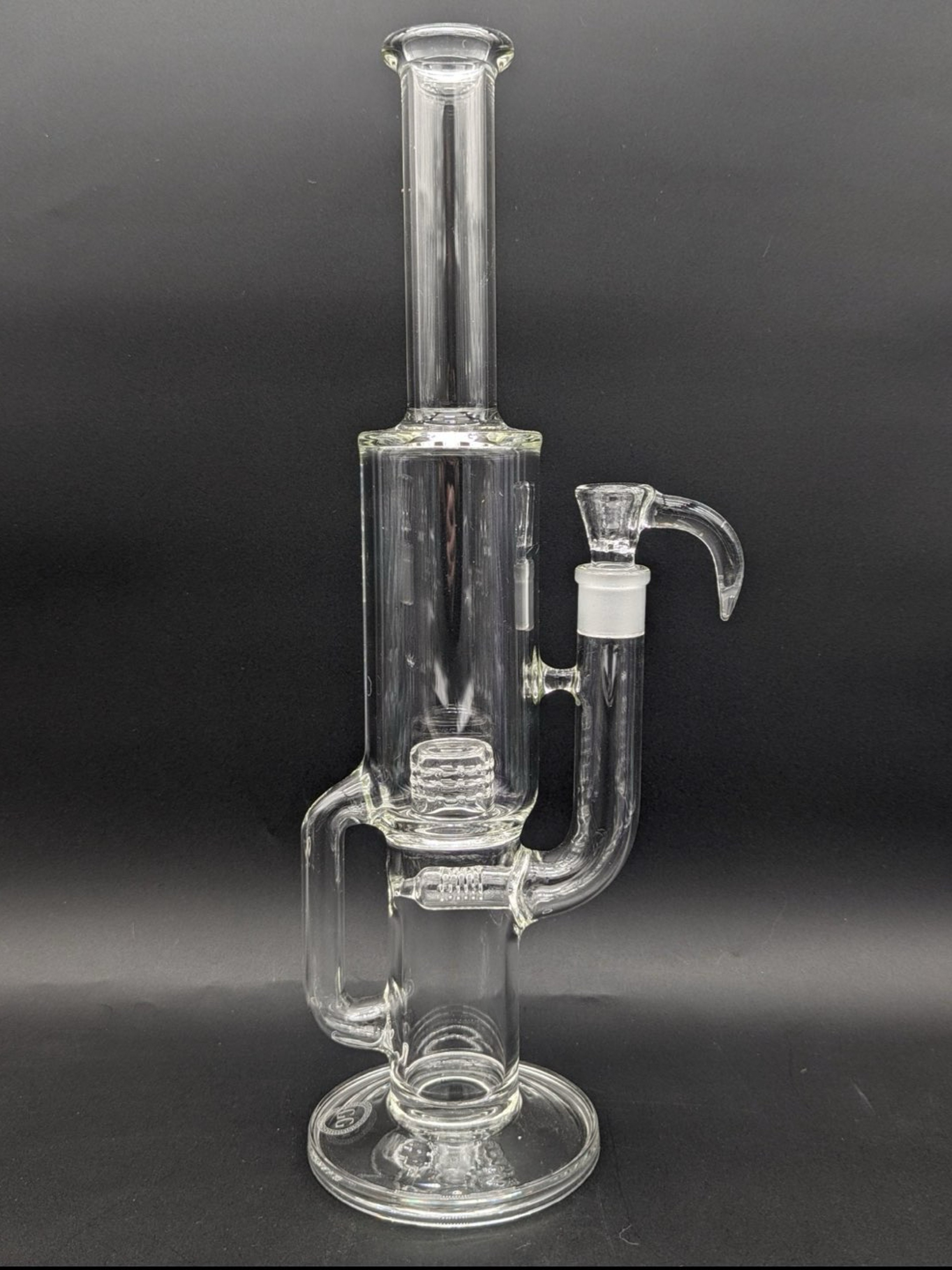Greek Glass 360º Grid Cap Drop Recycler image 0