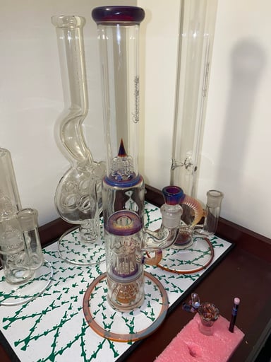 Preview pic of Sovereignty FA Amber Purple pint pillar with slide