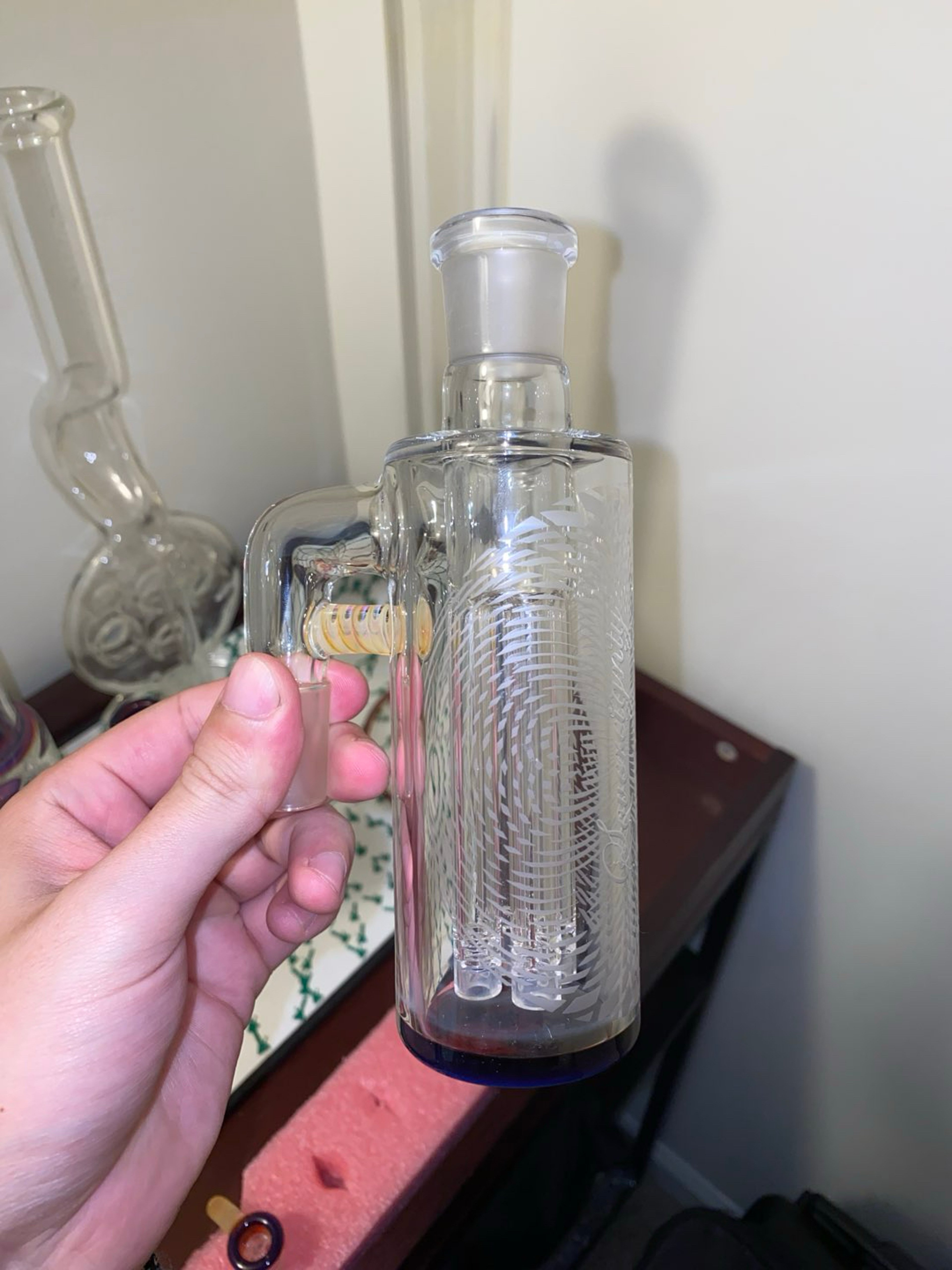 Sovereignty amber purple 4-arm ash catcher image 0