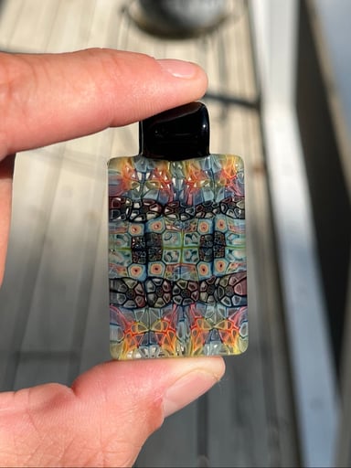 Preview pic of Murrine Tile Pendant by Jeff Heathbar
