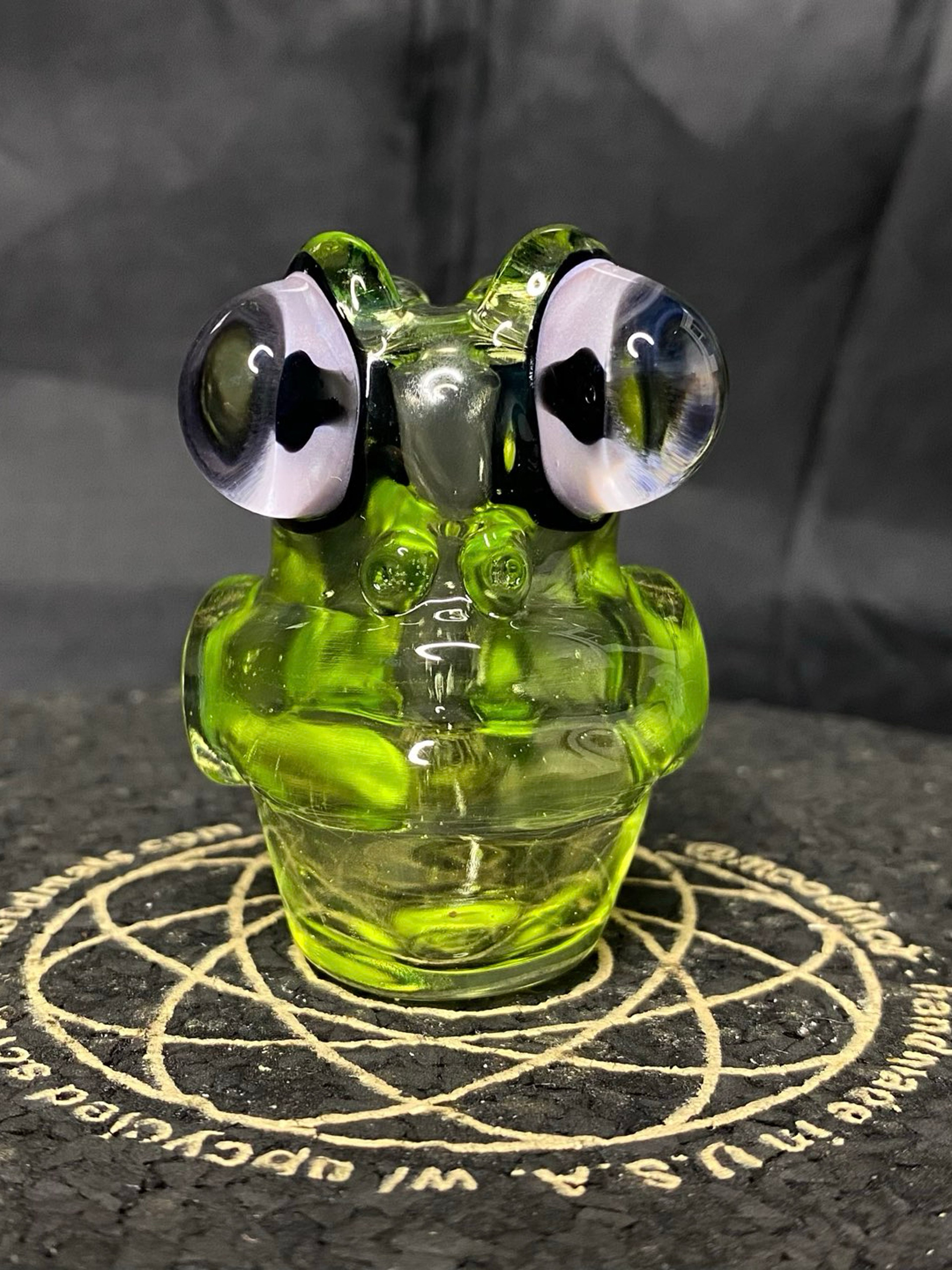 Preview pic of Frog Head Pendant #9 (UV Reactive)