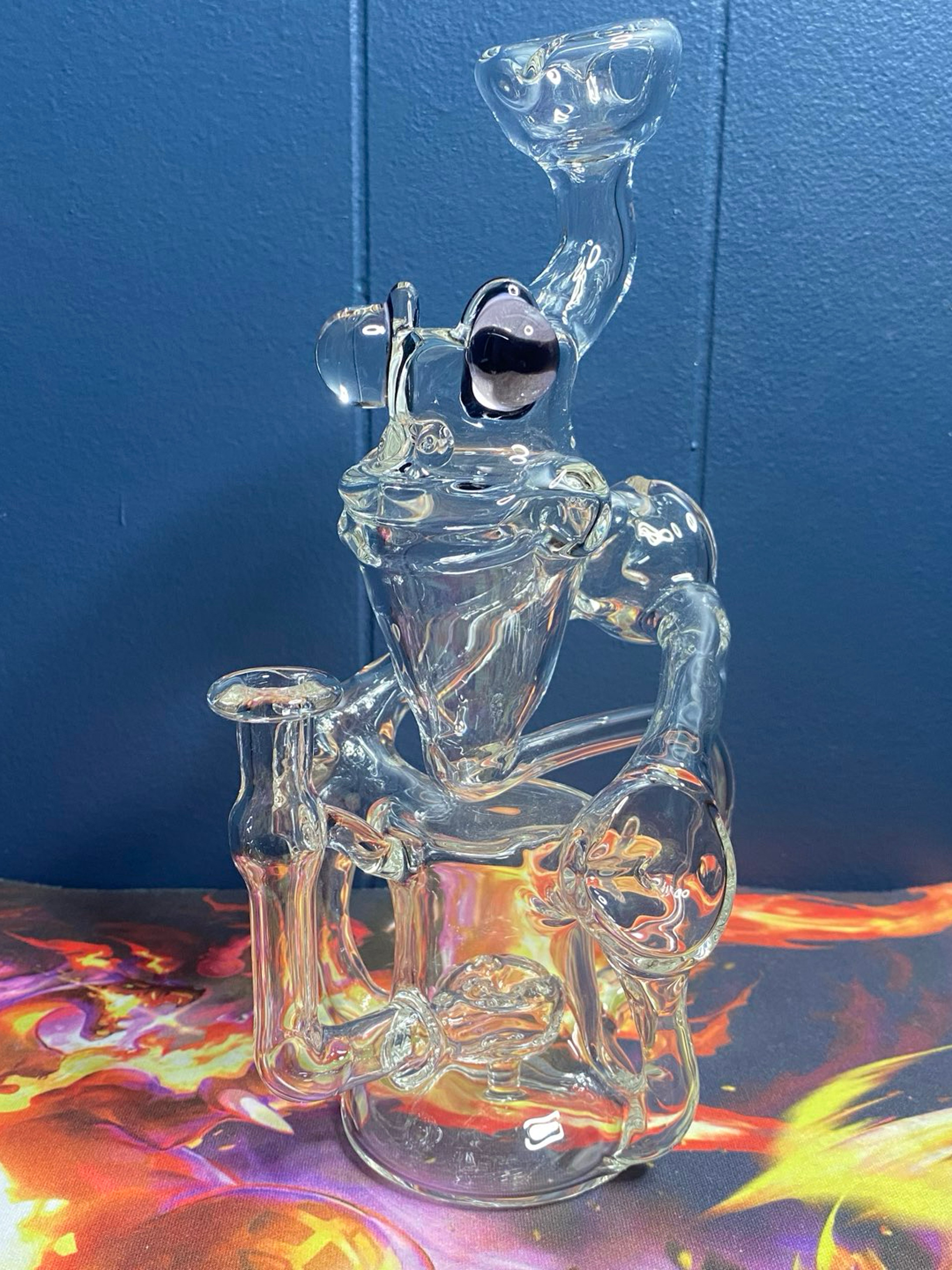 Preview pic of Frog Head Floating LilyPad Recycler (Pink Cadillac Eyes) (Prototype)