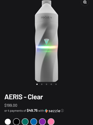 Preview pic of Focus v Aeris clear w/ max atomizer