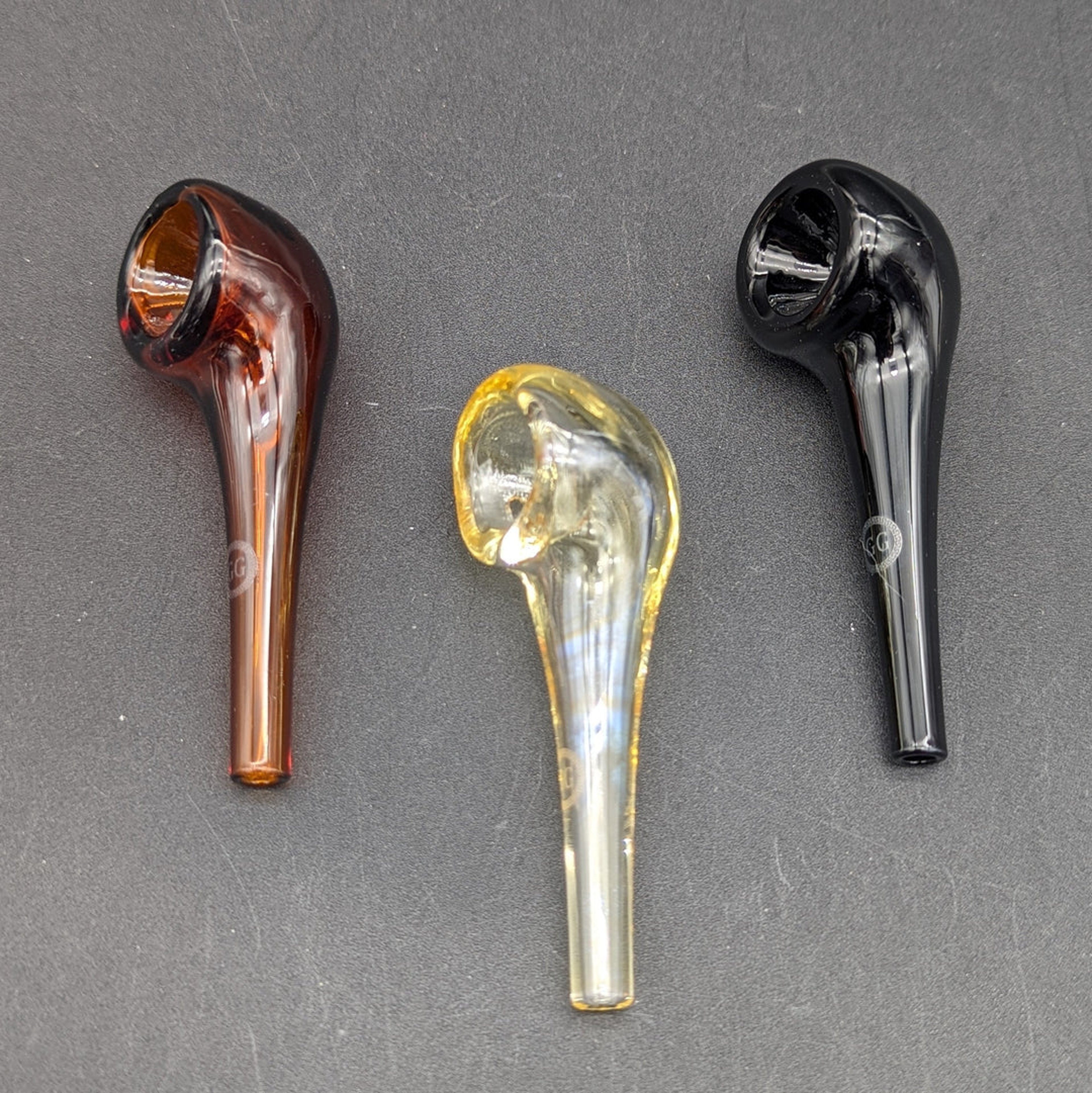 Preview pic of GREEK GLASS 3" MINI HAND PIPES