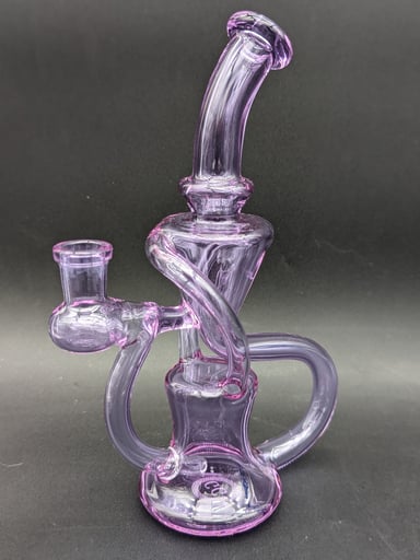 Preview pic of CFL GREEK GLASS FLOATING RECYCLER DAB RIG