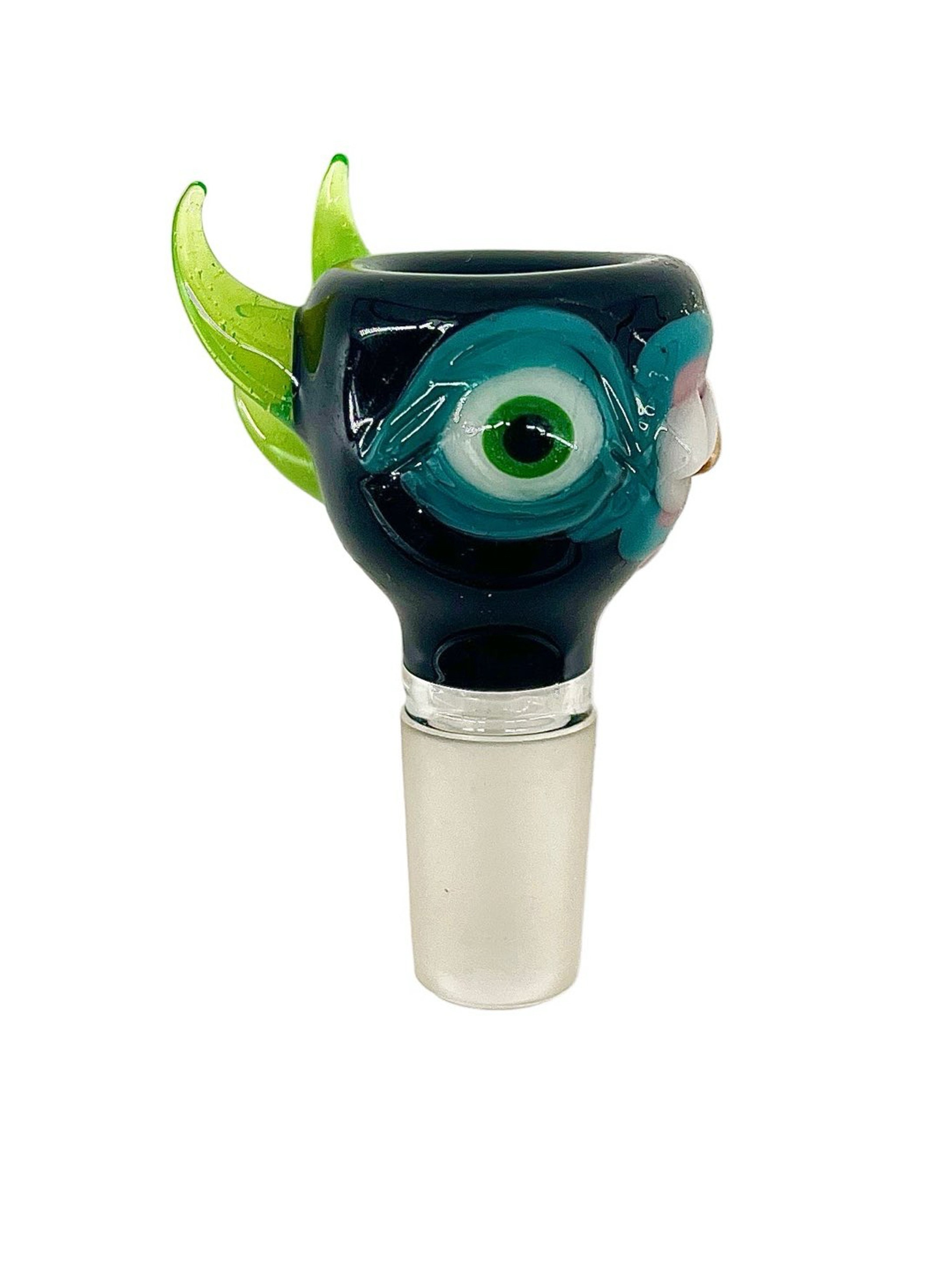 Preview pic of Leviathan Glass 18mm "Jet Black Cyclops" Slide