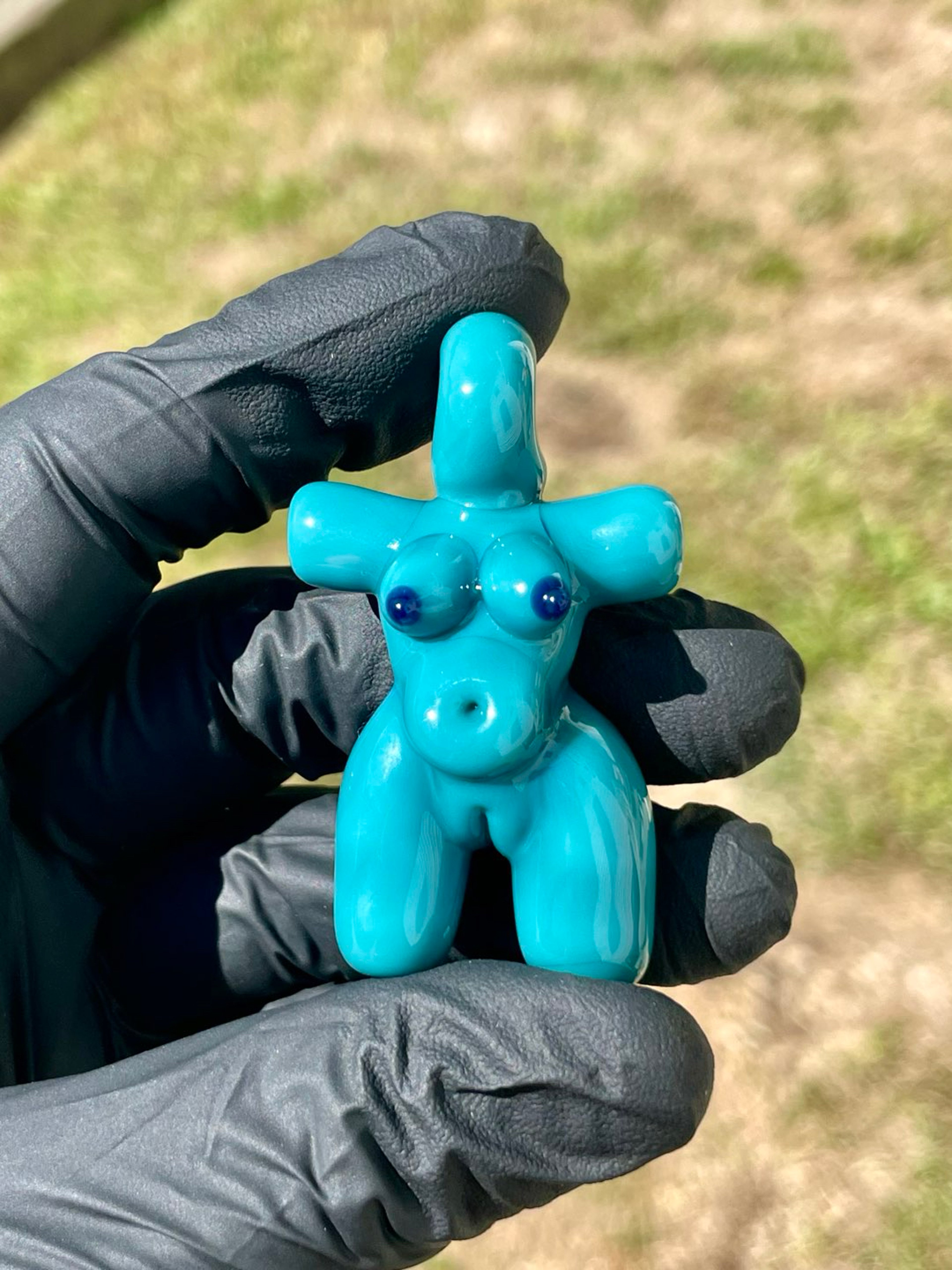 Opaque aqua chunky babe image 0