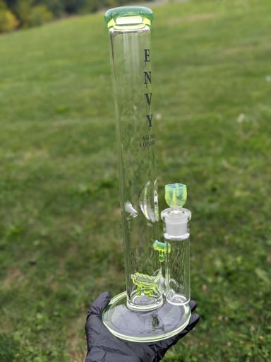 Preview pic of Envy Glass 16" Inline Candle Series Straight Bong