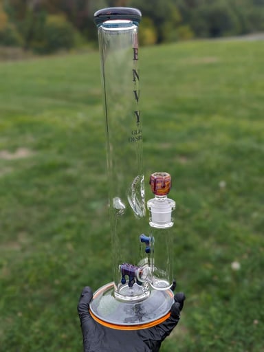 Preview pic of Envy Glass 16" Inline Candle Series Straight Bong