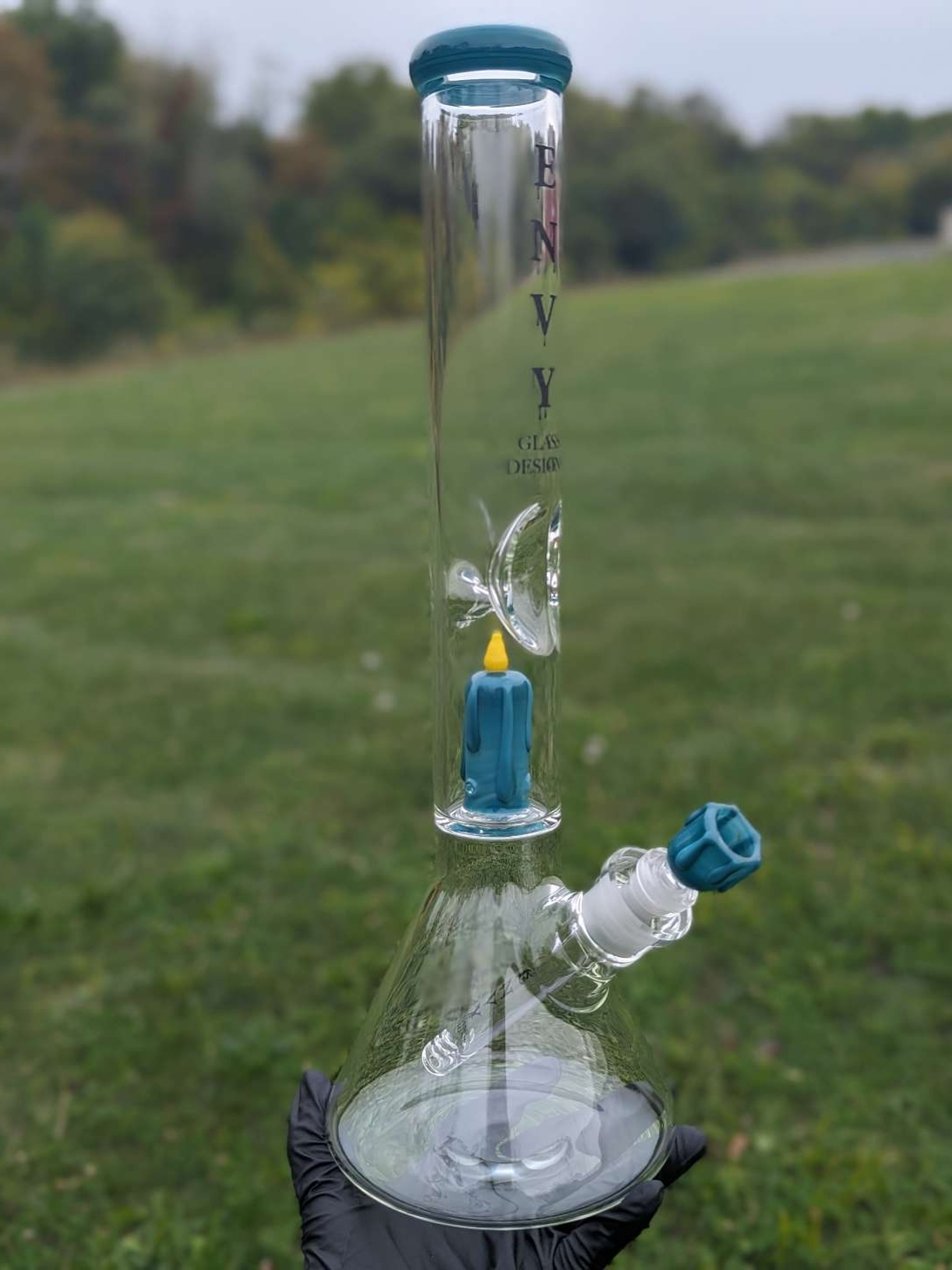 Envy Glass 17" Candle Series Beaker Bong image 0