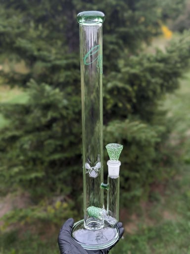 Preview pic of Envy Glass 17" "Pop Rocks" Inline Straight Tube