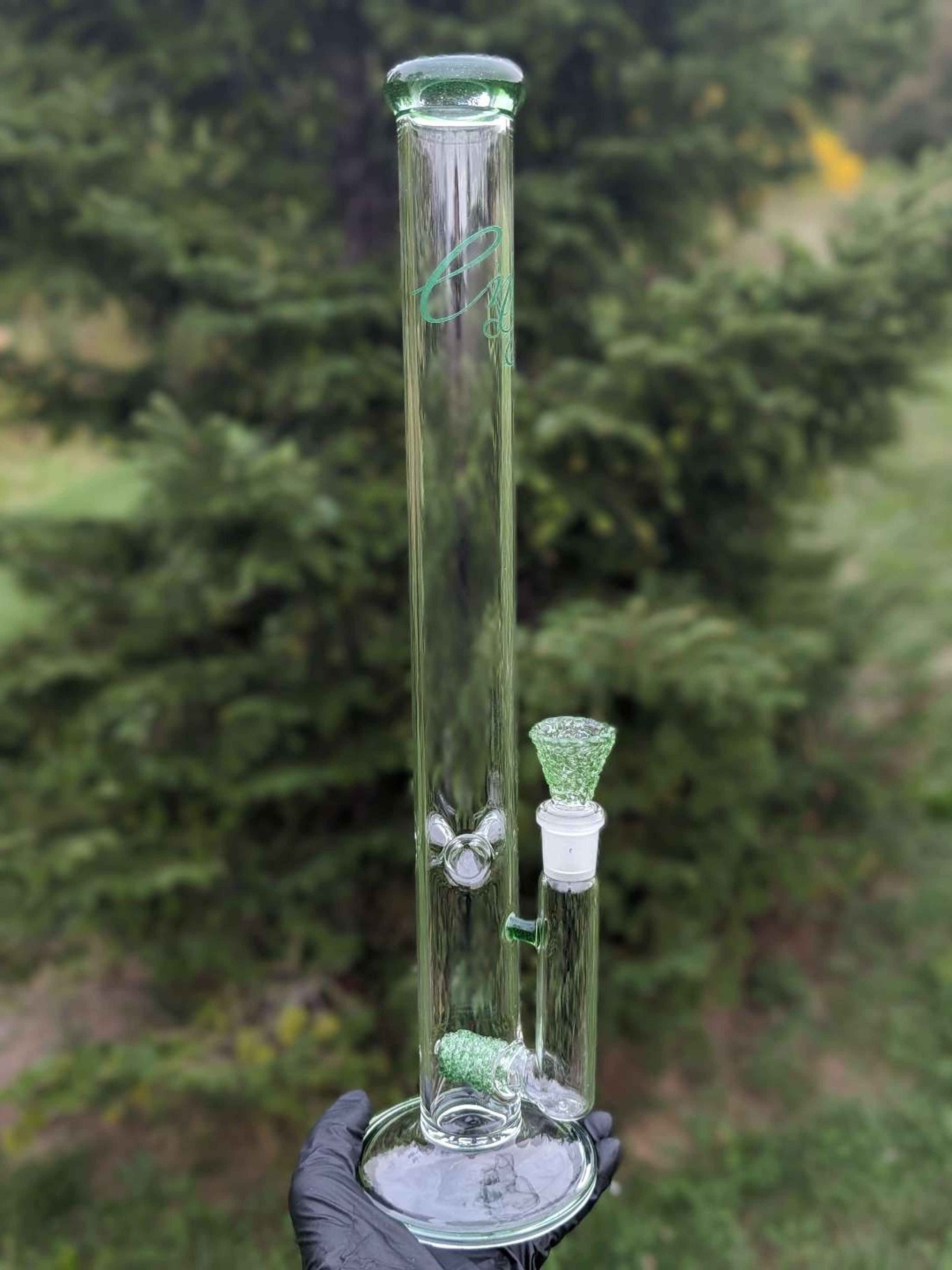 Envy Glass 17" "Pop Rocks" Inline Straight Tube image 0