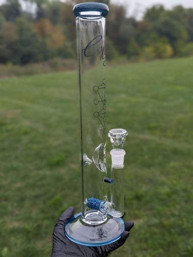 Preview pic of Envy Glass 17" "Pop Rocks" Inline Straight Tube