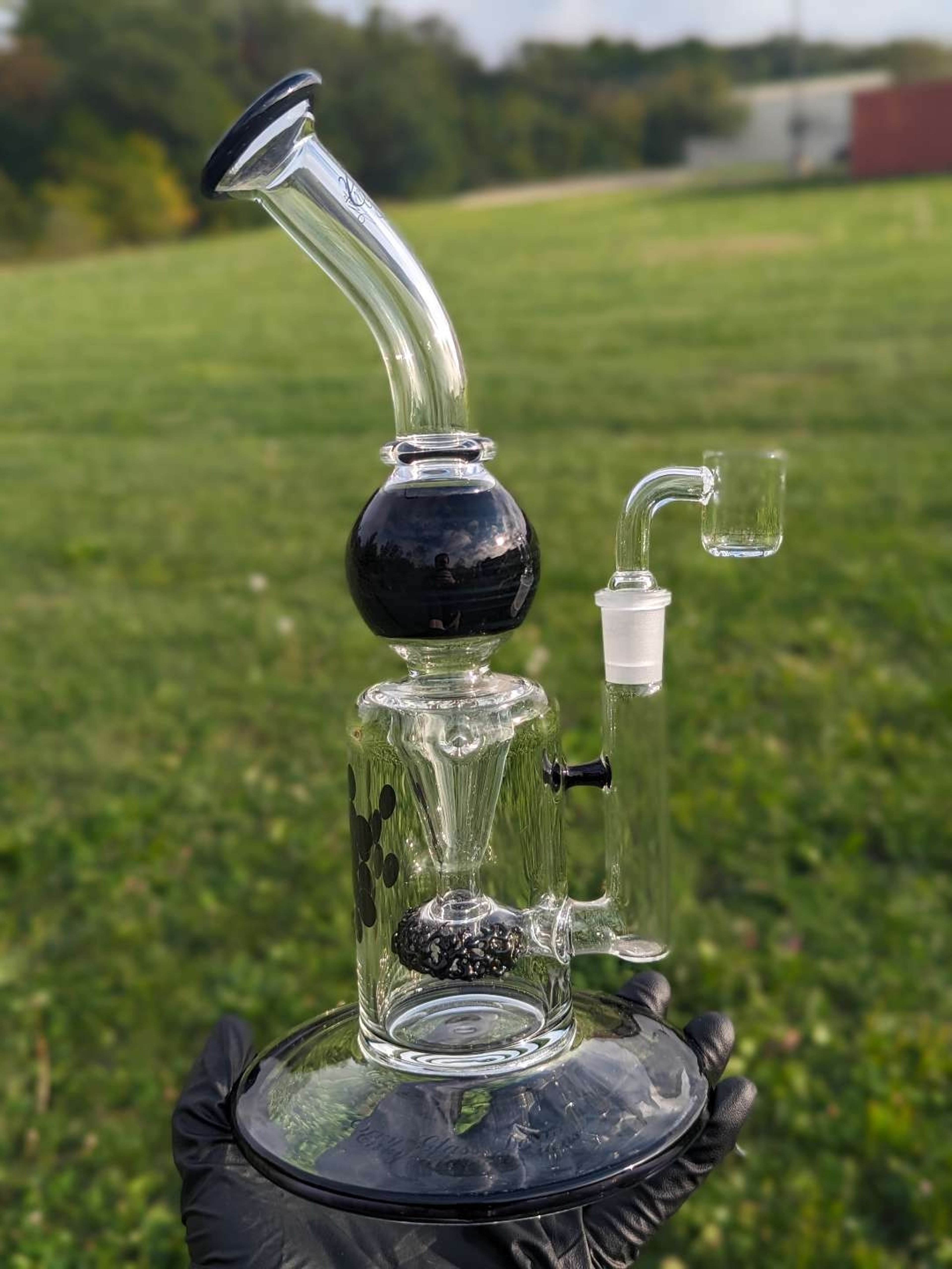 Envy Glass 11" "Pop Rocks" Incycler Dab Rig image 0