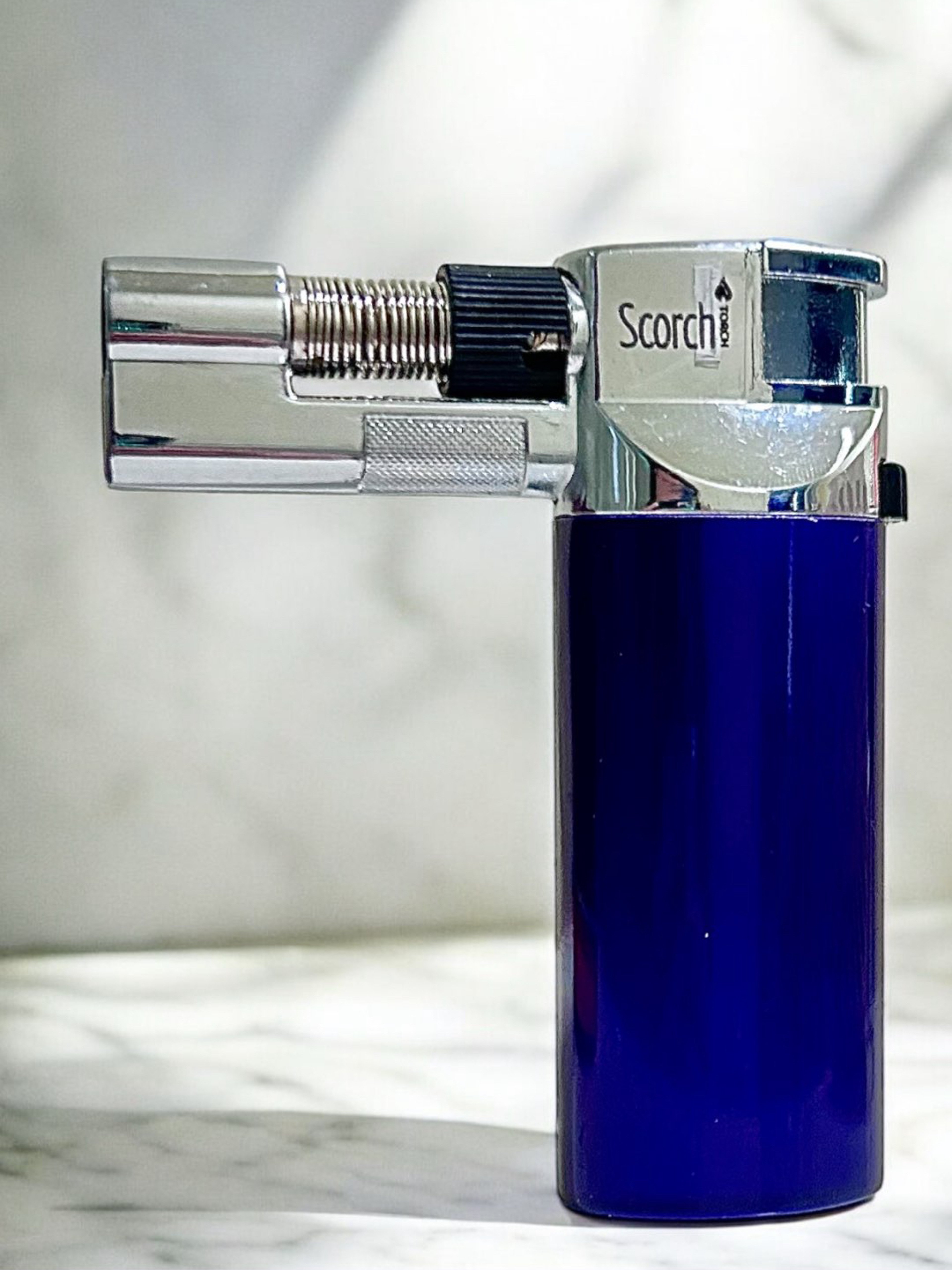 Preview pic of Scorch Multipurpose Butane Torch 3.5” in Dark Glossy Blue 🌀