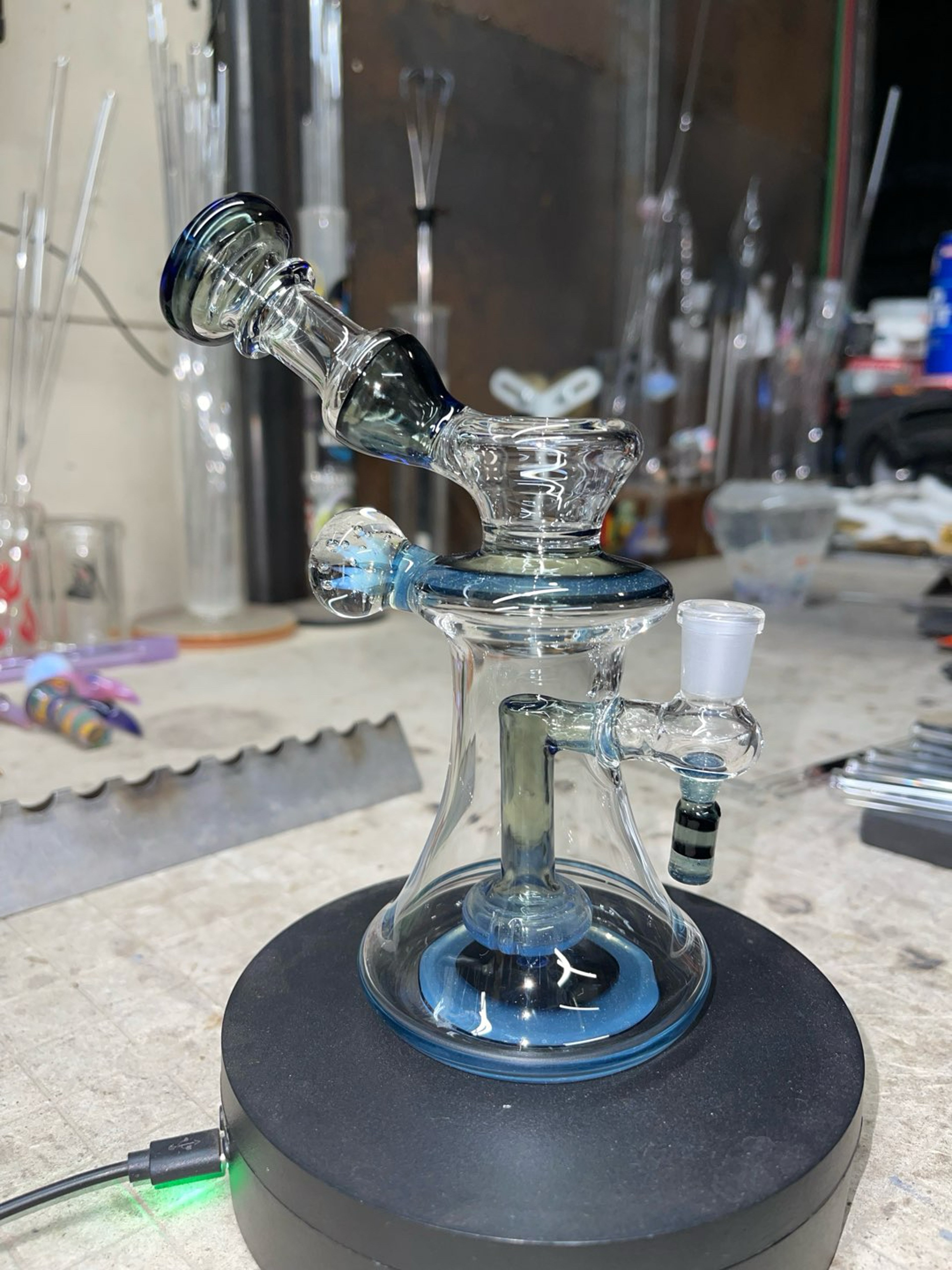 Preview pic of Pastel voodoo cfl and pastel potion cfl color, 7” tall and 10mm joint
