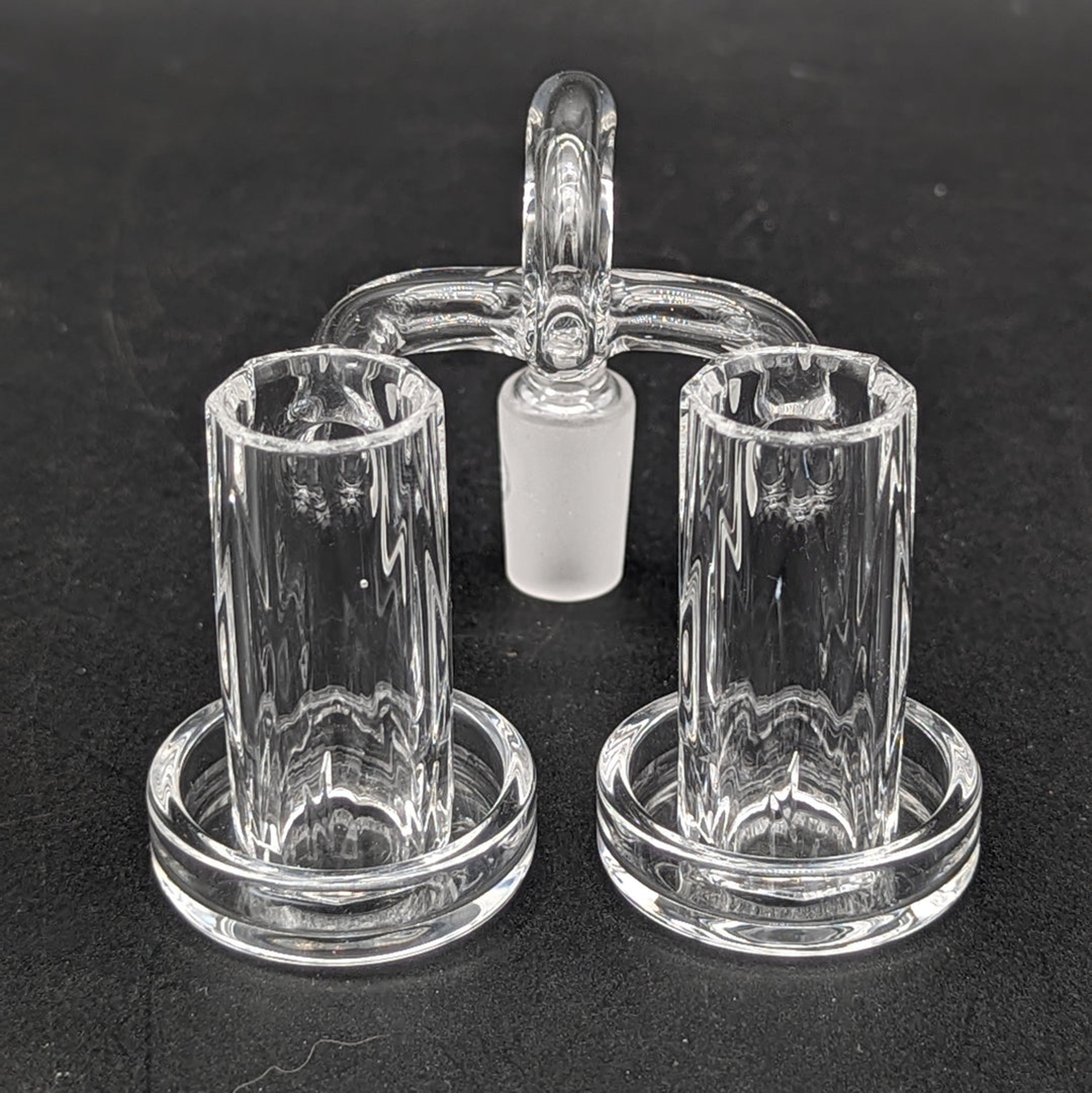 Preview pic of GREEK GLASS DOUBLE FACETED CHARMER 14MM