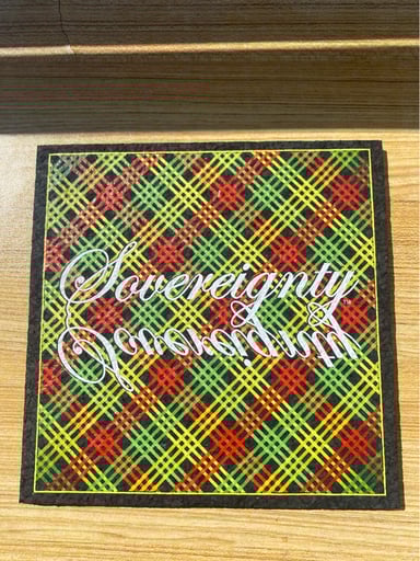 Preview pic of Sovereignty Moodmat (2024 LE): Sov™️ Rasta Square