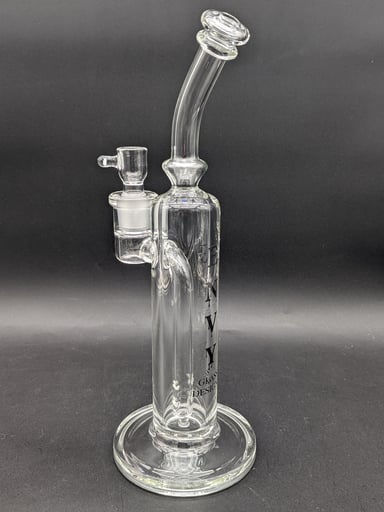 Preview pic of ENVY GLASS 13" BENT NECK FIXED 4 HOLE BONG