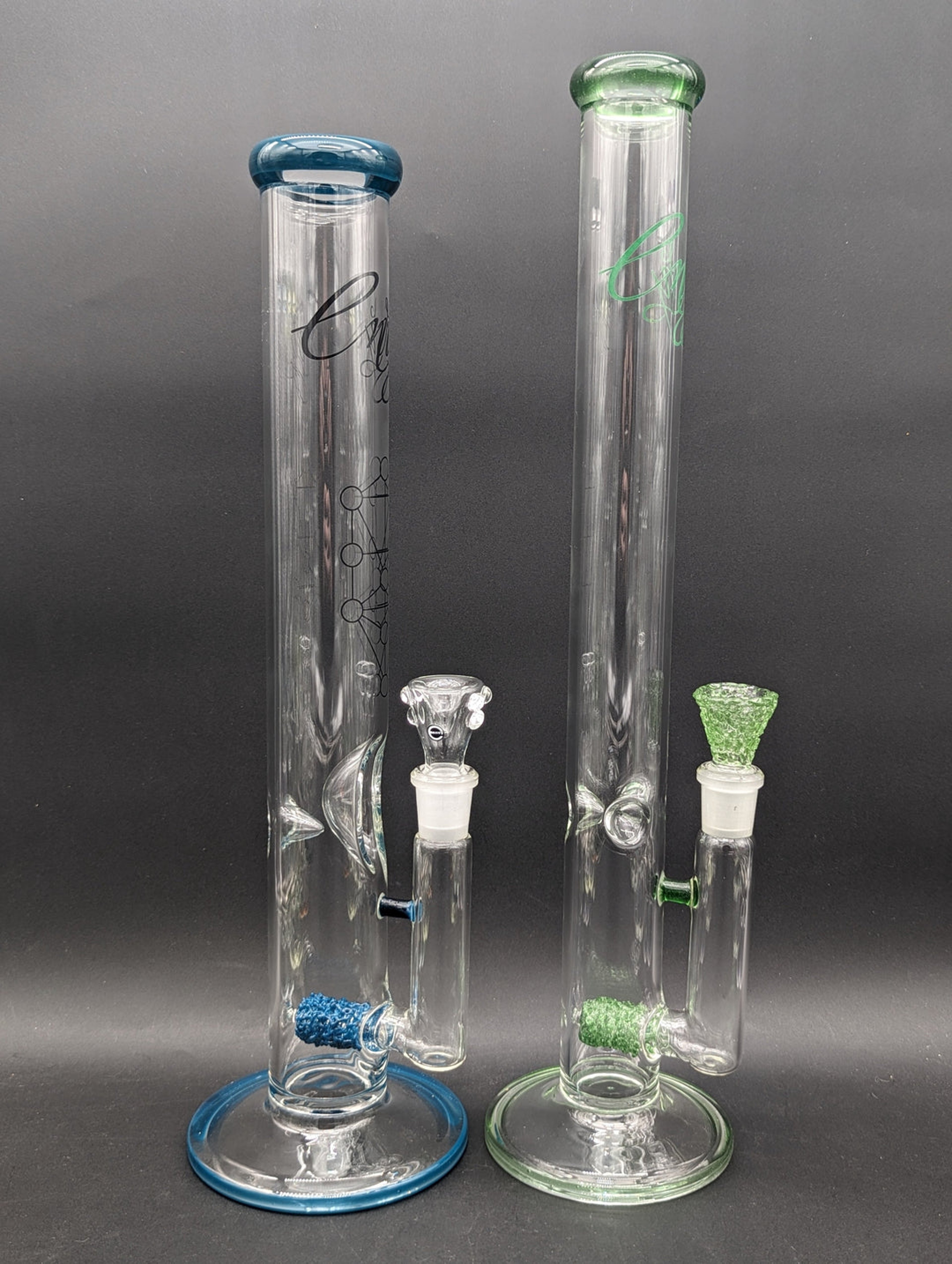 ENVY GLASS 17" "POP ROCKS" INLINE STRAIGHT TUBE image 0