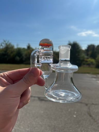 Preview pic of Flower Implosion Cheech 14mm Dry Ash Catcher