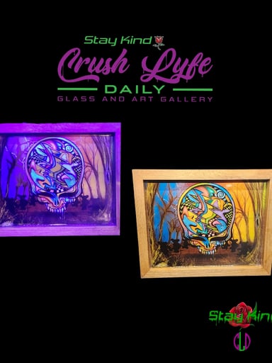 Preview pic of Visual Fiber Origional Grateful Dead UV-Reactive Tray