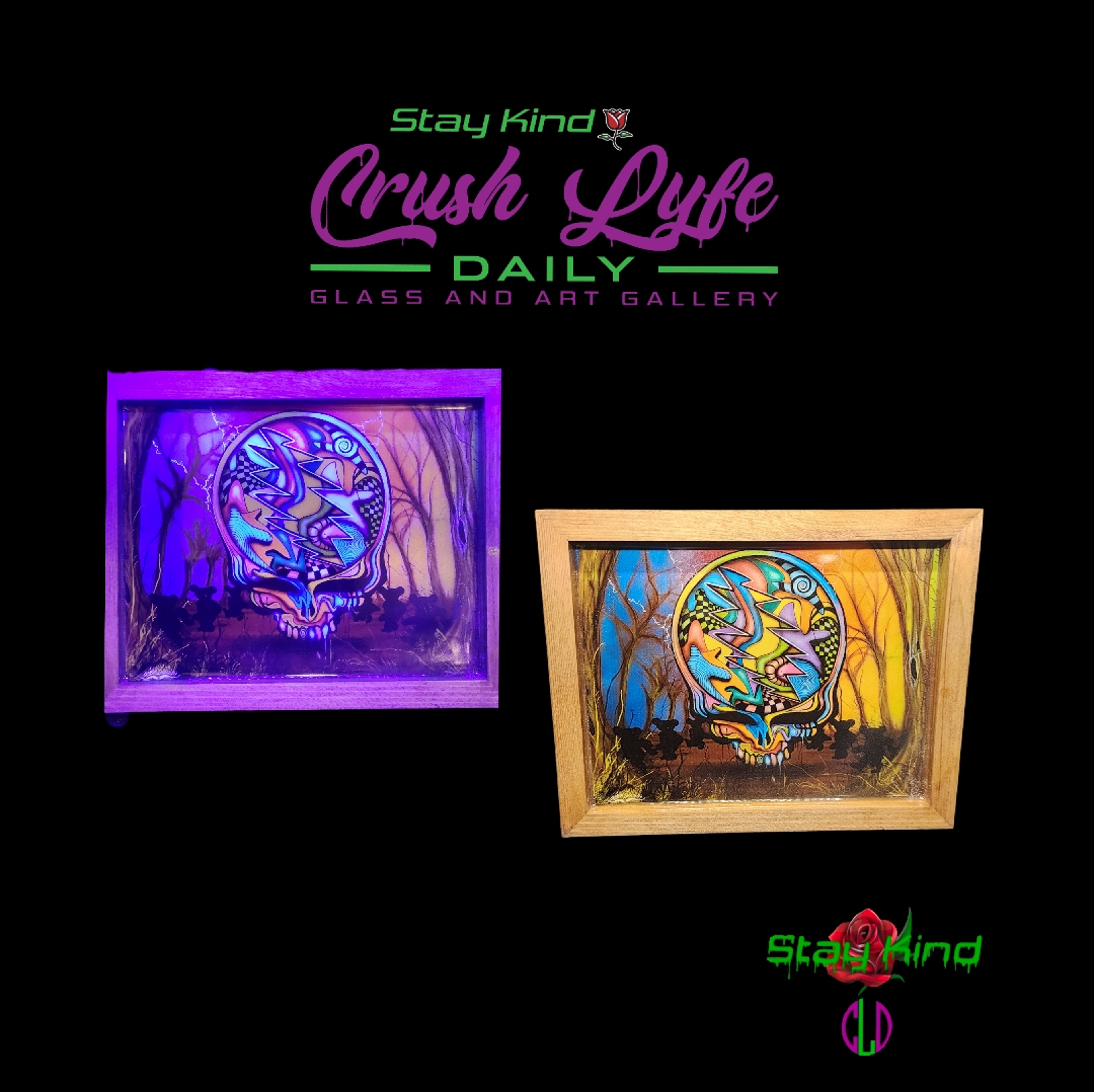 Preview pic of Visual Fiber Origional Grateful Dead UV-Reactive Tray