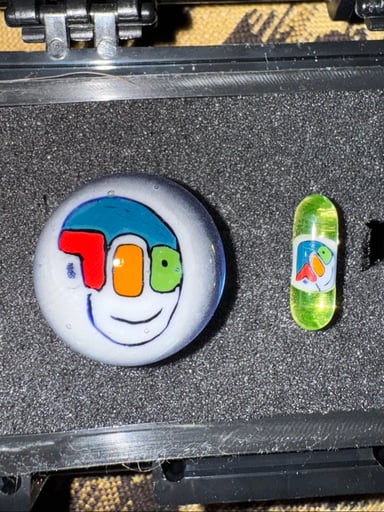 Preview pic of 710labs BoyFace Punty Collab Marble & Pillar