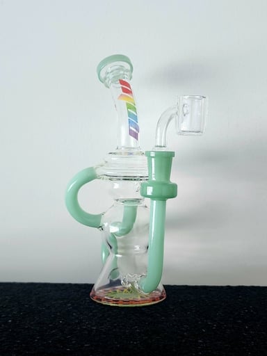 Preview pic of 8.5"H Falcon Recycler + Banger***Free Shipping***