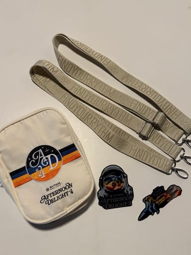 Preview pic of Rythm Afternoon Delight Themed Backpack/Side Bag and Stickers