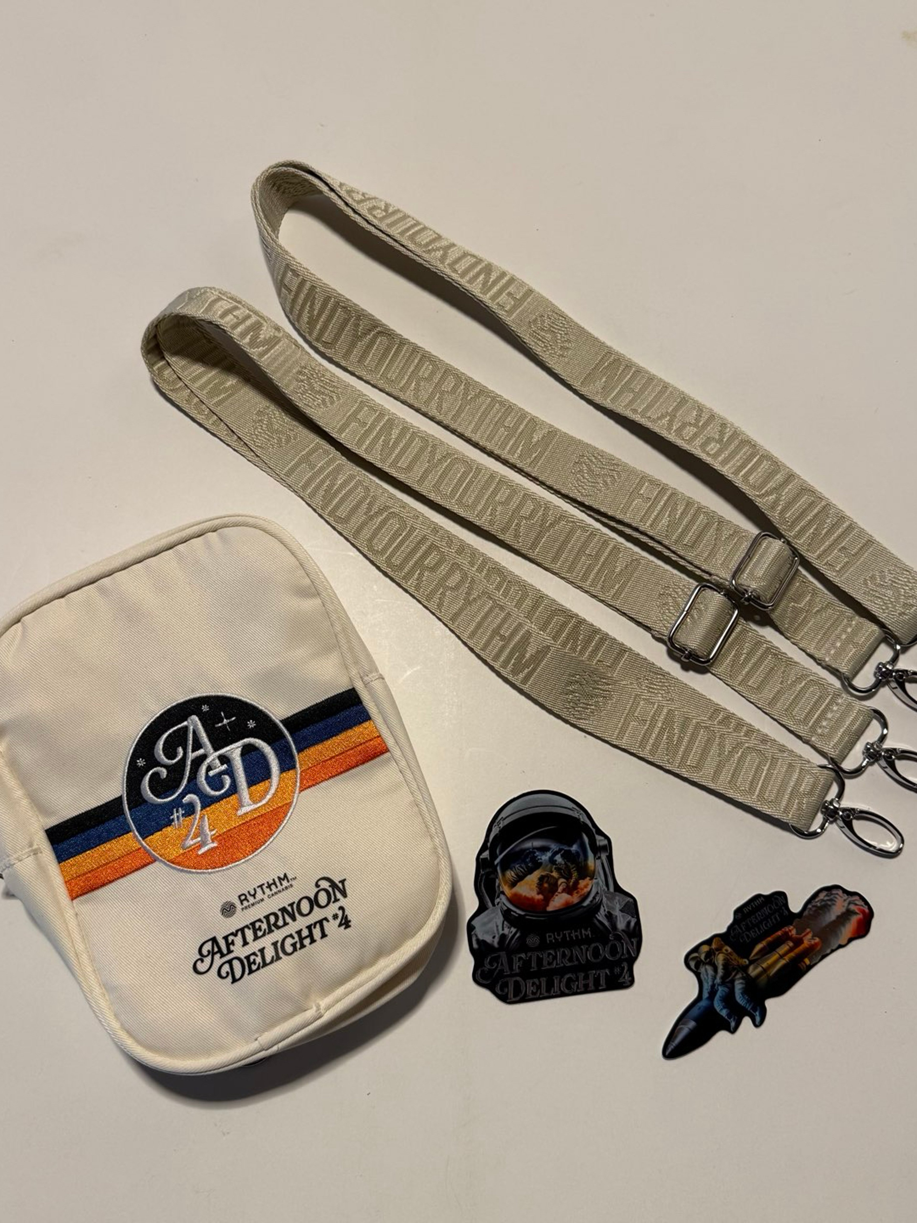 Rythm Afternoon Delight Themed Backpack/Side Bag and Stickers image 0