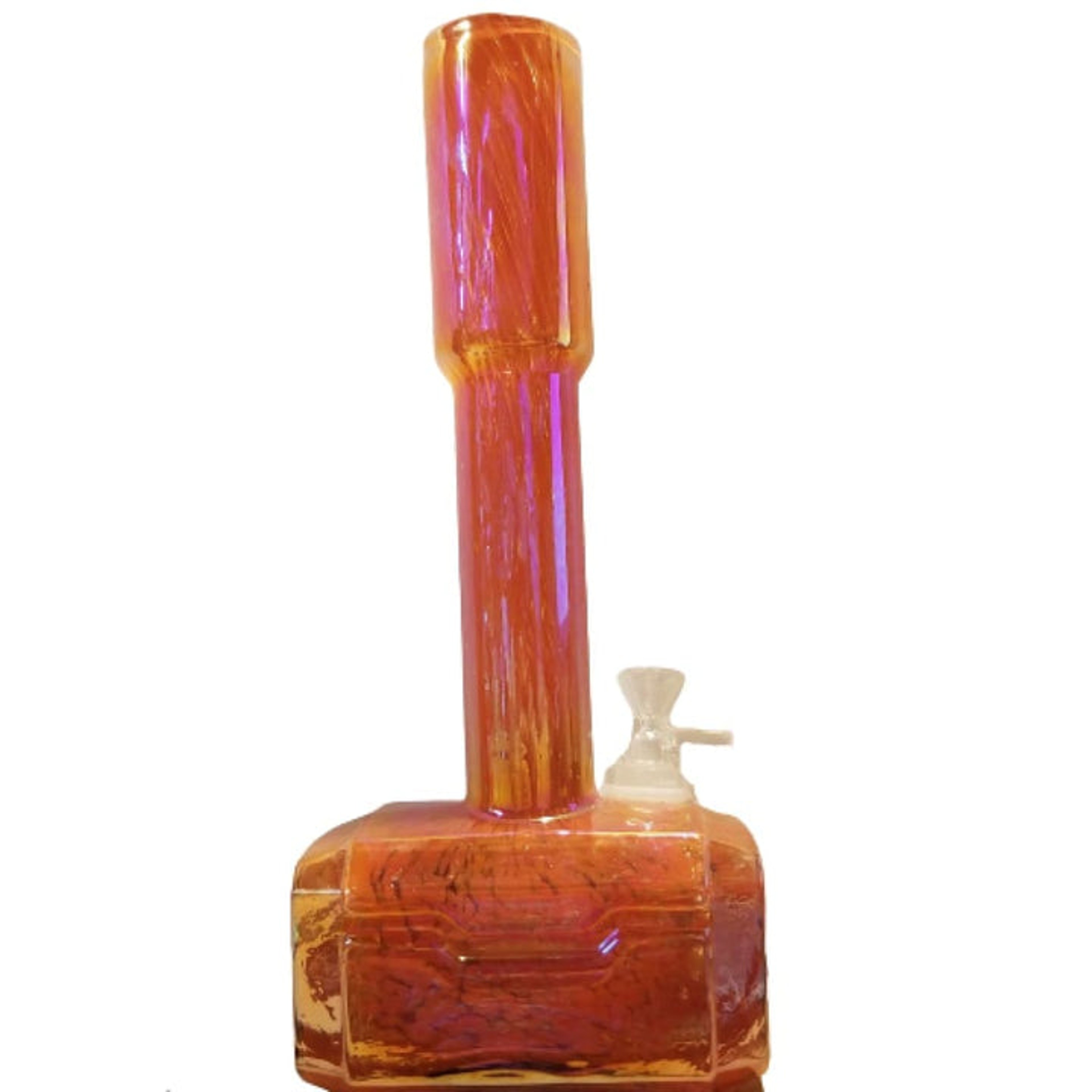 Orange/red hammer bong image 0