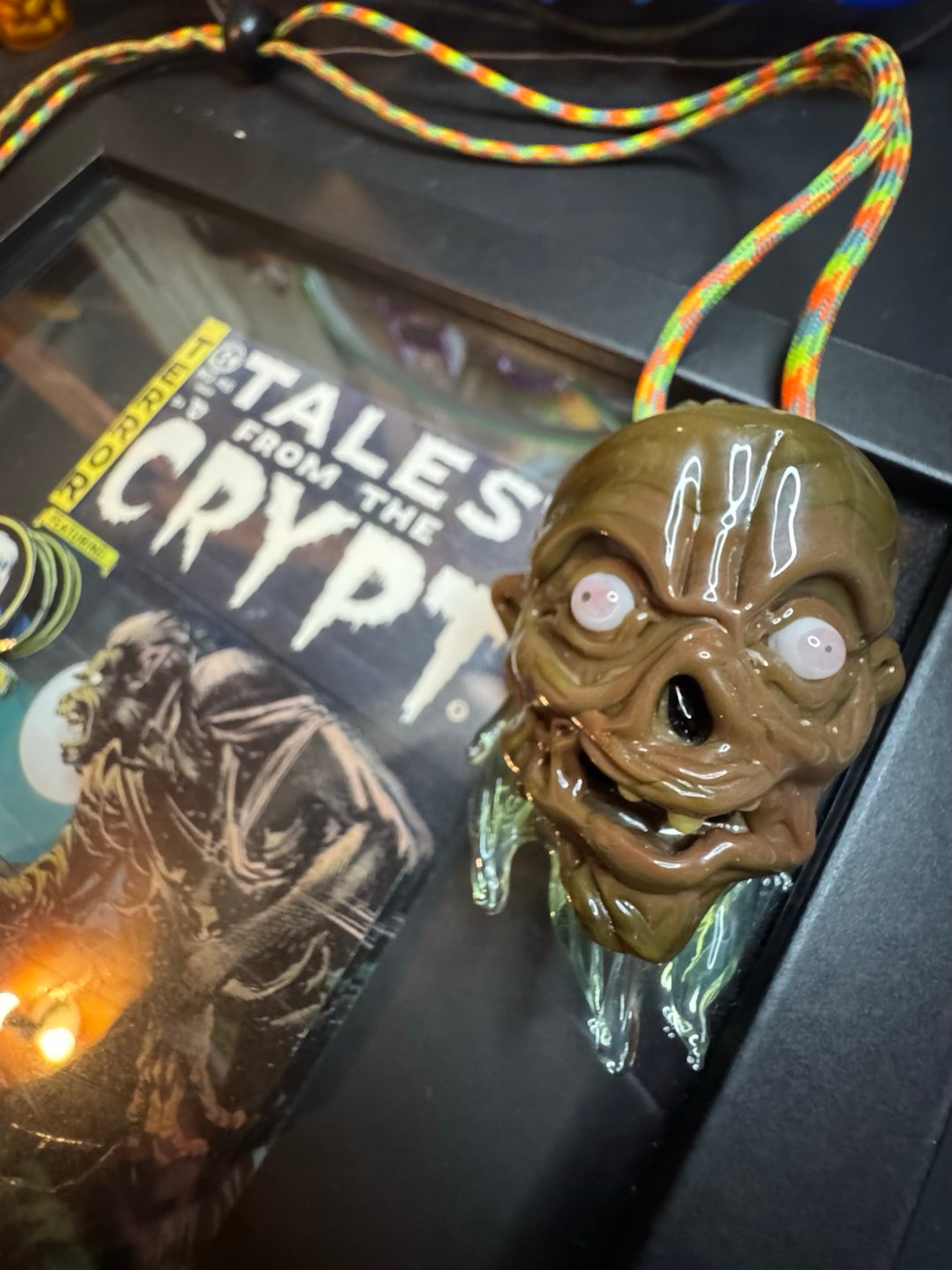 Preview pic of Ghost Glass CryptKeeper pendant