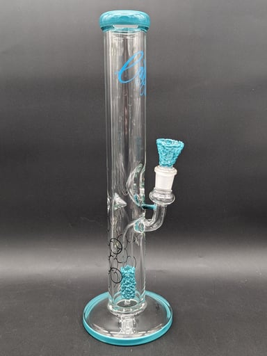 Preview pic of ENVY GLASS 16" "POP ROCKS" FIXED DOWNSTEM STRAIGHT BONG