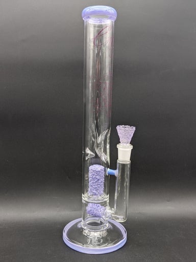 Preview pic of ENVY GLASS 16" "POP ROCKS" DUAL PERC STRAIGHT TUBE